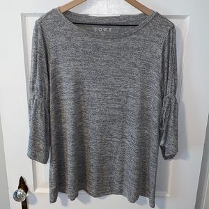 Loft Blouse with tie sleeves